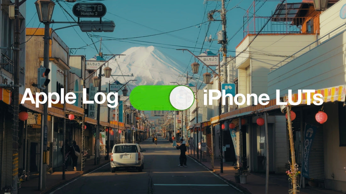 Apple Log iPhone LUT comparison on a Japanese street scene