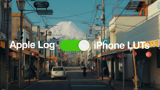 Apple Log iPhone LUT comparison on a Japanese street scene