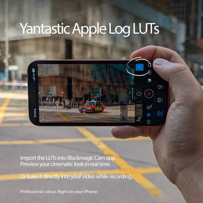 iPhone Apple Log LUTs
