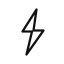 Lightning bolt icon